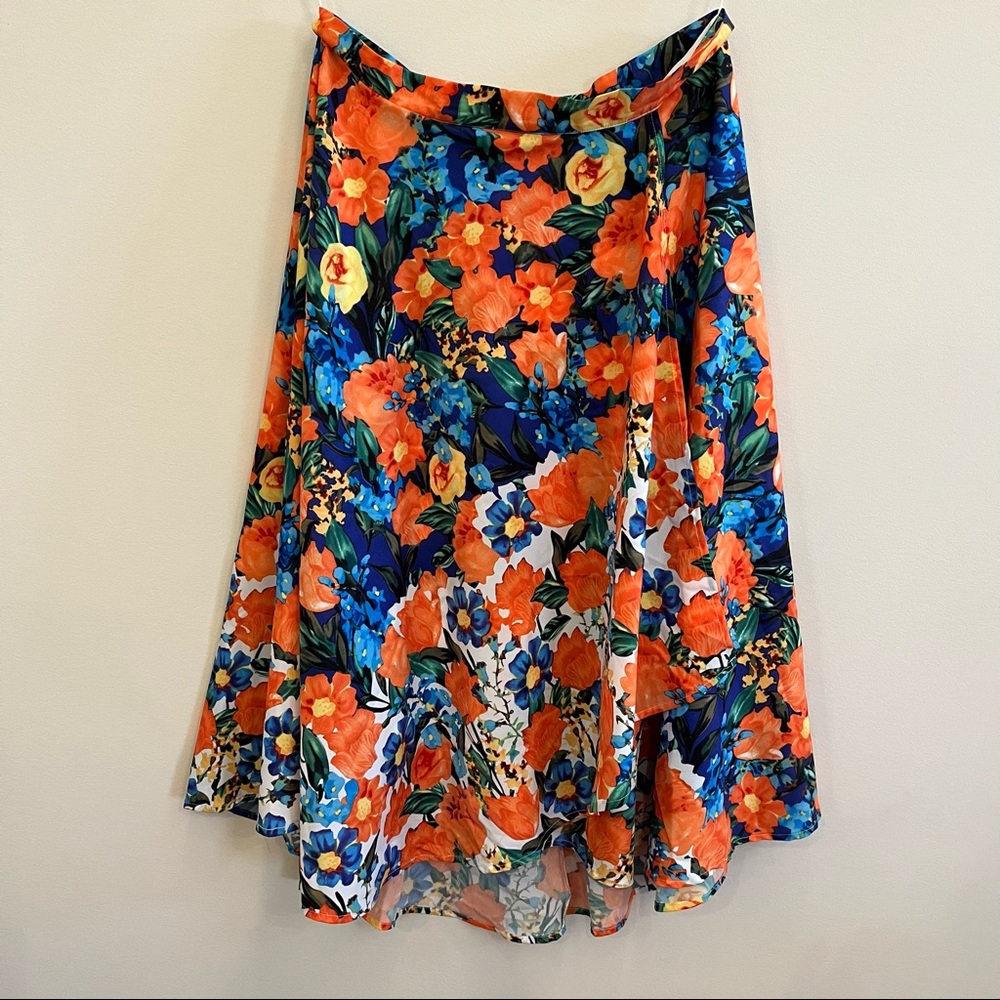 Yumi Kim Floral Wrap Skirt Size L